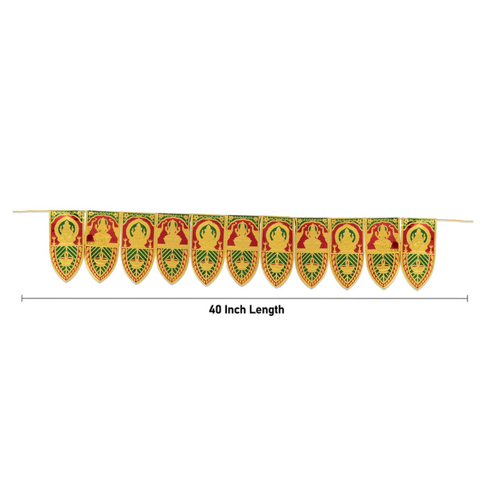 Toran - 40 Inches | Golden Colour Bandanwar/ Artificial Thoran for Door Decor