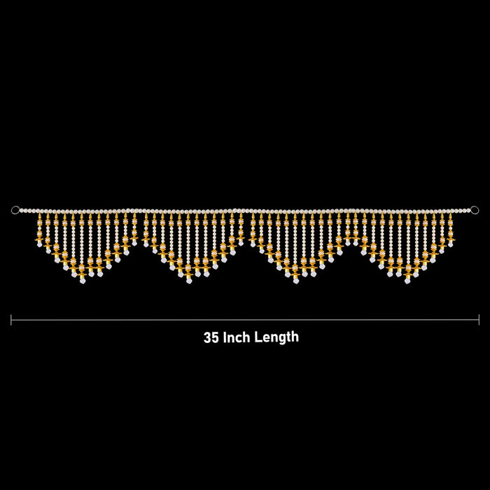 Door Toran - 35 Inches | Artificial Ladi/ Beads Design Thoran / Bandanwar for Home Decor - Toran | Giri USA