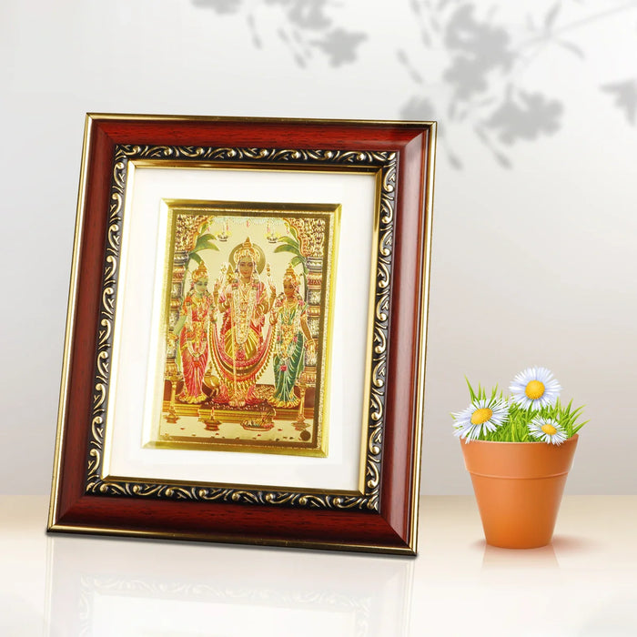 Murugan Valli Devanai Photo Frame - 7 x 8 Inches | Picture Frame for Home