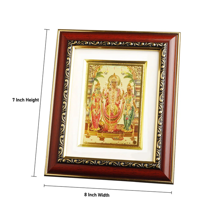 Murugan Valli Devanai Photo Frame - 7 x 8 Inches | Picture Frame for Home