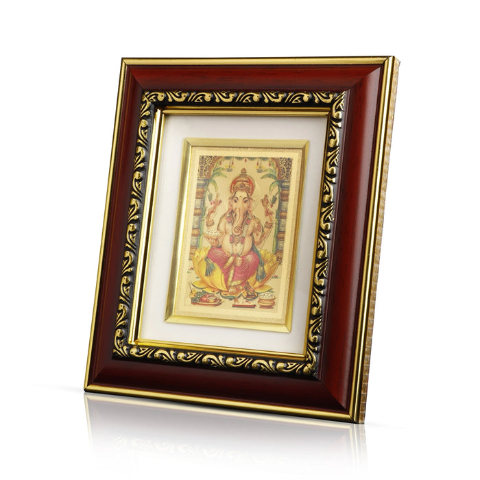 Photo Frame - 7 x 6 Inches | Synthetic Frame Rosewood Picture Frame for Home/ Assorted Design