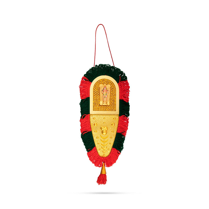 Nettipattam Wall Hanging - 17.5 x 7 Inches | Hand Decorative Hanging/Wall Decoration/Wall Hanging Decor for Home