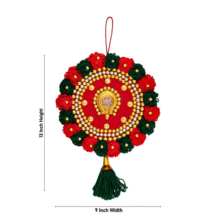 Nettipattam Wall Hanging - 13 x 9 Inches | Hand Decorative Hanging/Wall Decoration/Wall Hanging Decor for Home