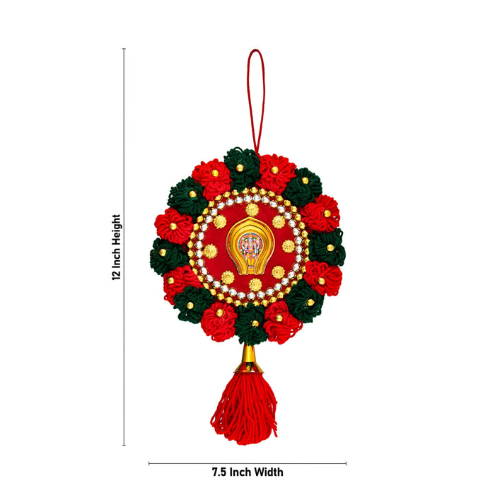 Nettipattam Wall Hanging - 12 x 7.5 Inches | Wall Hanging Decor/Wall Decoration/Hand Decorative Hanging for Home