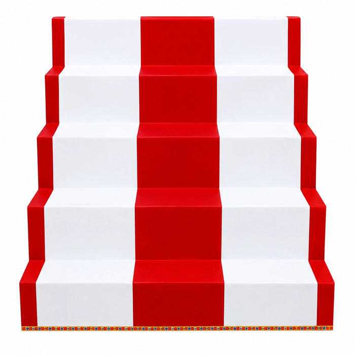 Giri Golupadi Cloth Cover - 5T | 5 Triple Kolu Steps Cover/ Navratri Golu Stand Cover/ Assorted Colour