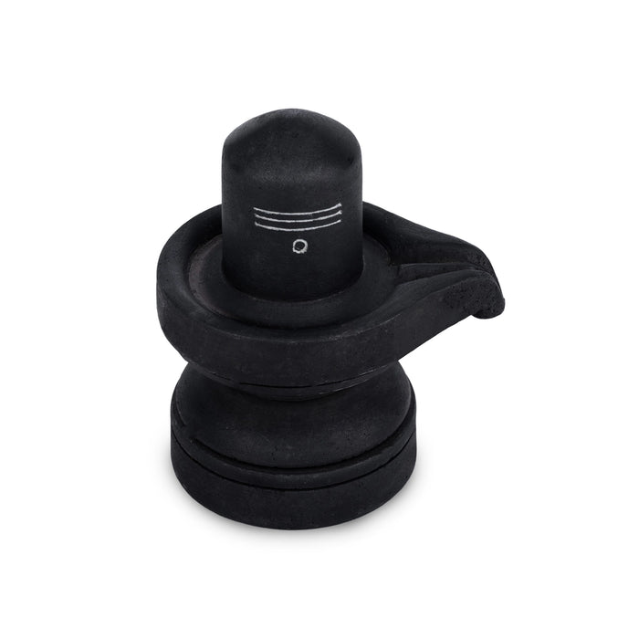 Lord shiva lingam Statue - 4.5 x 3.5 Inches | Soft Stone Idol / Siva Lingam Idol For Pooja