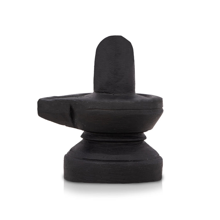 Shivling Statue - 2.5 x 2 Inches | Soft Stone Idol/ Shiva Lingam Figurine For Pooja