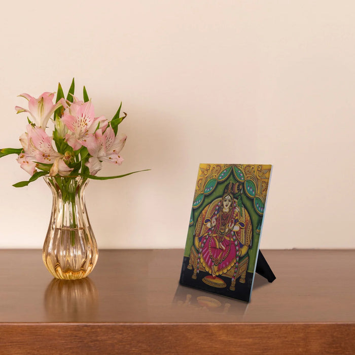 Acrylic Stand - 3.75 Inches | Picture Frame/ Photo Frame for Car Decor/ Assorted Design