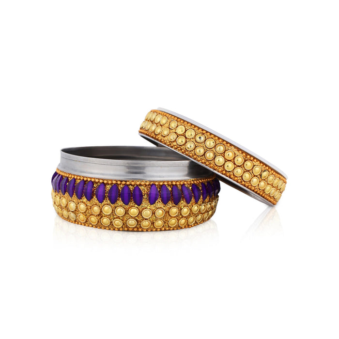 Bangle Box - 2 x 4 Inches | Storage Box/ Decorated Box/ Fancy Box for Women