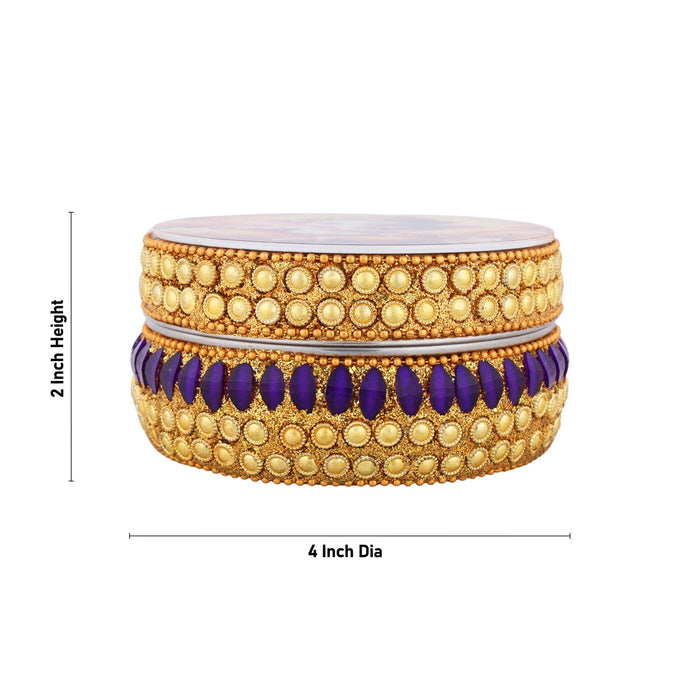 Bangle Box - 2 x 4 Inches | Storage Box/ Decorated Box/ Fancy Box for Women