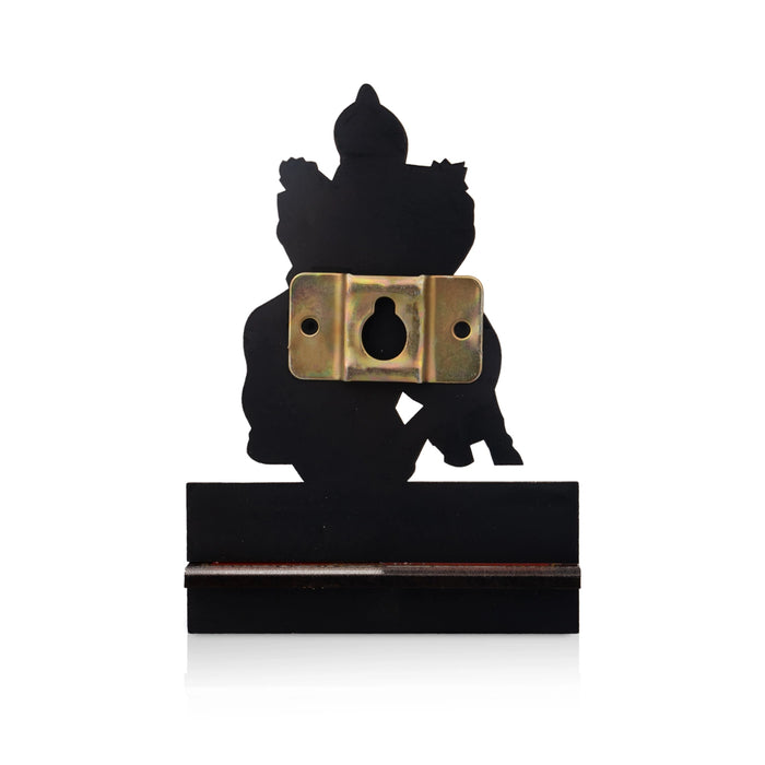 Sri Chakra Design Manai Palagai With Vastu Lakshmi Photo Frame - 4 x 3 Inches | Bajot With Picture Frame
