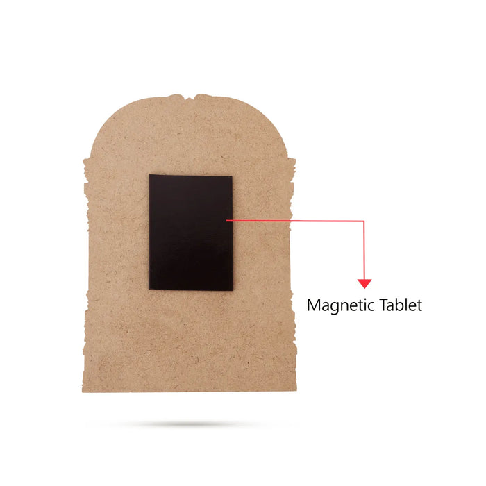 Mixed God Printed Picture Magnet - 5 X 2.75 Inches | Fridge Magnet/ Divine God Image Magnet For Home & Office