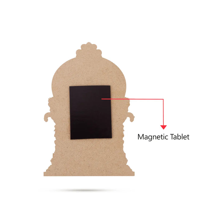 Mixed God Printed Picture Magnet - 5 X 2.75 Inches | Fridge Magnet/ Divine God Image Magnet For Home & Office