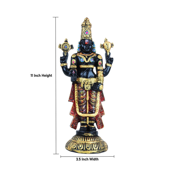 Balaji Murti - 11 Inches | Balaji Statue/ Resin Balaji Idol for Home