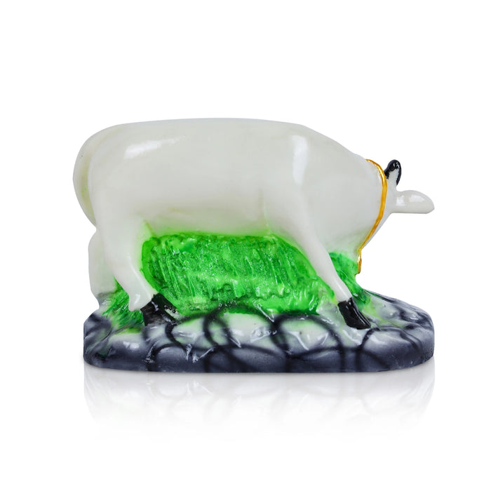 Cow and Calf Idol With Base - 3.5 x 4.5 Inches | Resin Idol / Cow & Calf Statue for Home