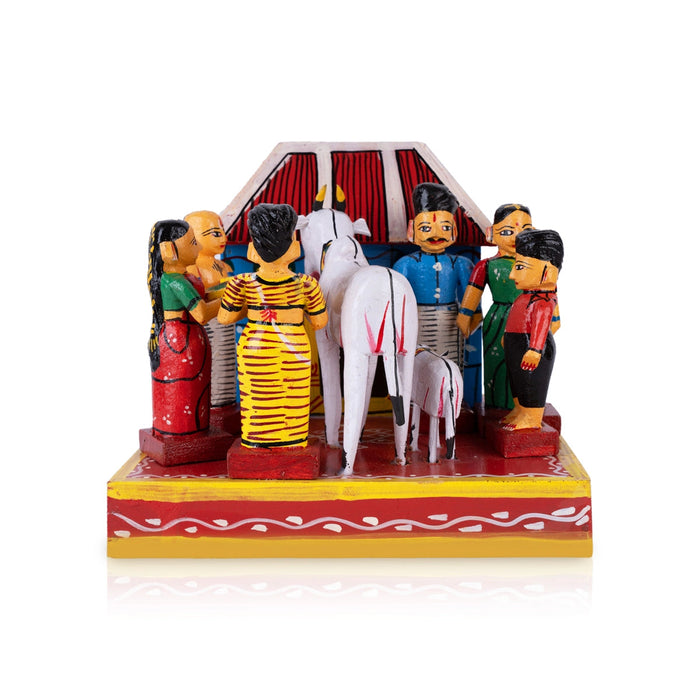 Giri House Warming Set Golu Dolls Wooden Golu Dolls Navratri