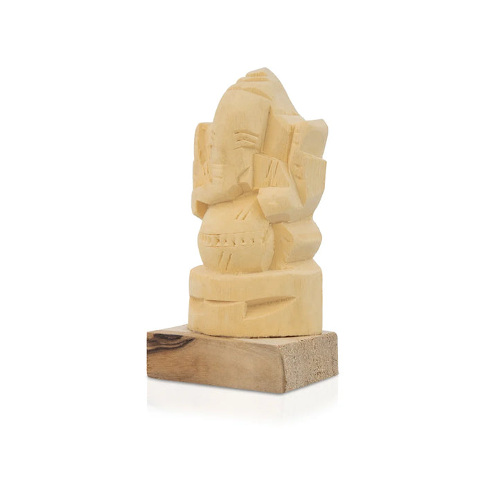 Vellerukku Ganesha - 3 x 2 Inches/ Shwetark Ganapati Idol/ Ganesha Statue for Pooja