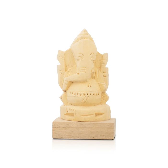 Vellerukku Vinayagar Statue - 4 x 2 Inches | Shwetark Ganapati/ Ganesh Statue for Pooja