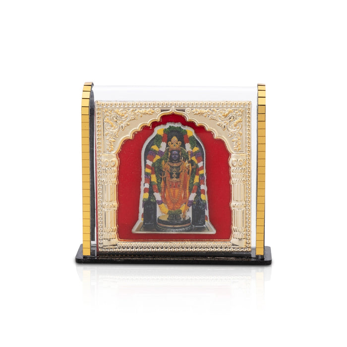 Ayodhya Rama Acrylic Photo Frame - 2.75 x 3 Inches | Acrylic Picture Frame/ Acrylic Photo Stand for Car