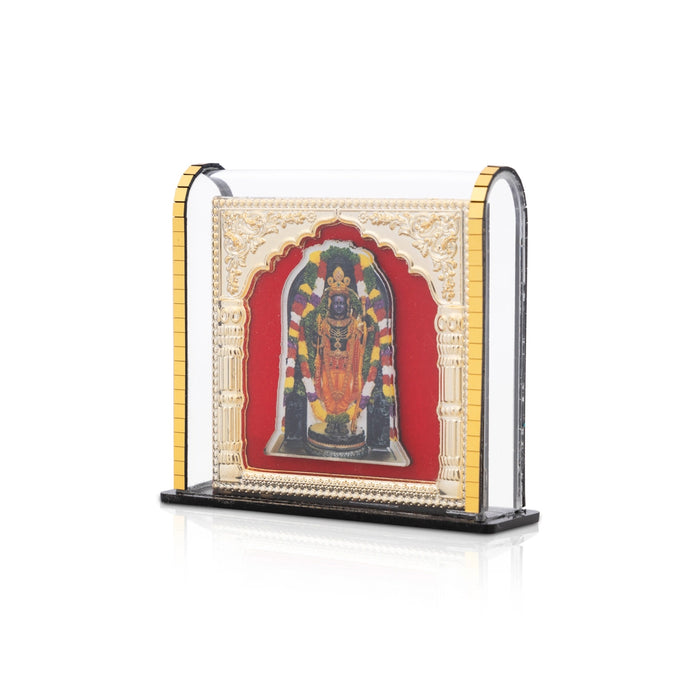 Ayodhya Rama Acrylic Photo Frame - 2.75 x 3 Inches | Acrylic Picture Frame/ Acrylic Photo Stand for Car