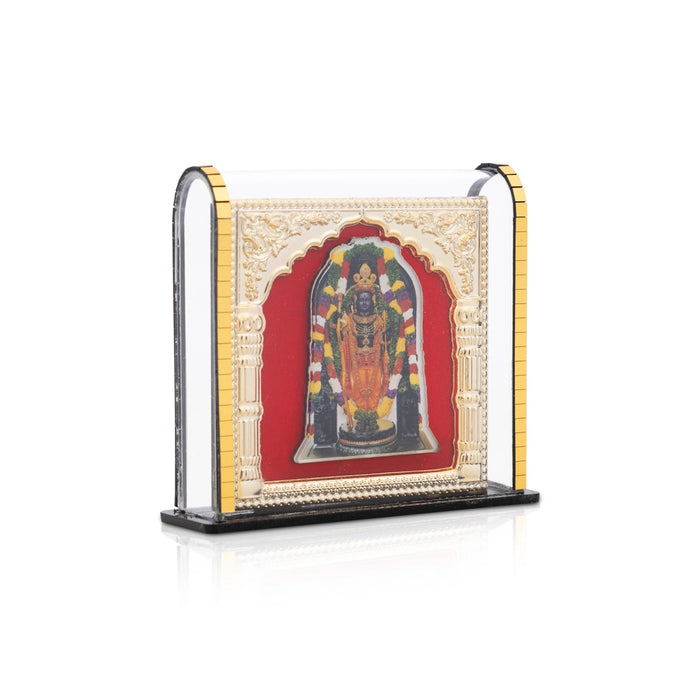 Ayodhya Rama Acrylic Photo Frame - 2.75 x 3 Inches | Acrylic Picture Frame/ Acrylic Photo Stand for Car