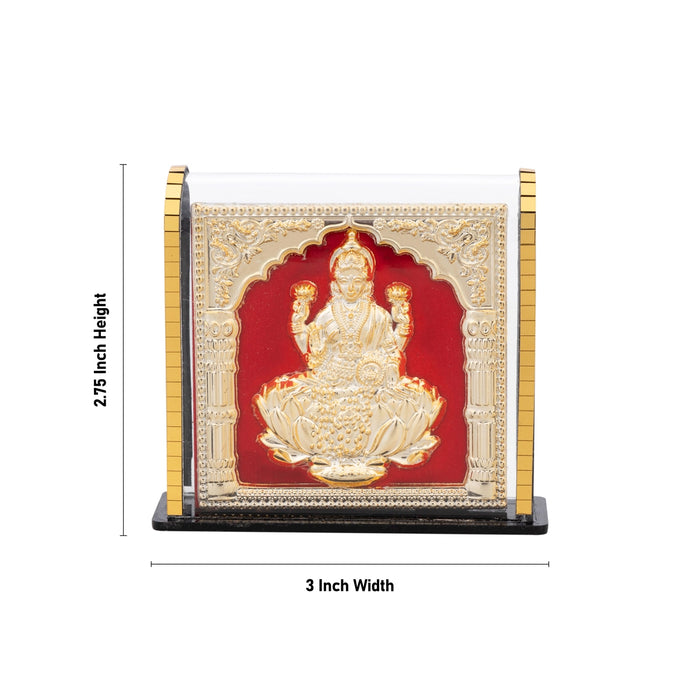 Lakshmi Murti Acrylic Photo Frame - 2.75 x 3 Inches | Acrylic Picture Frame/ Acrylic Photo Stand for Car