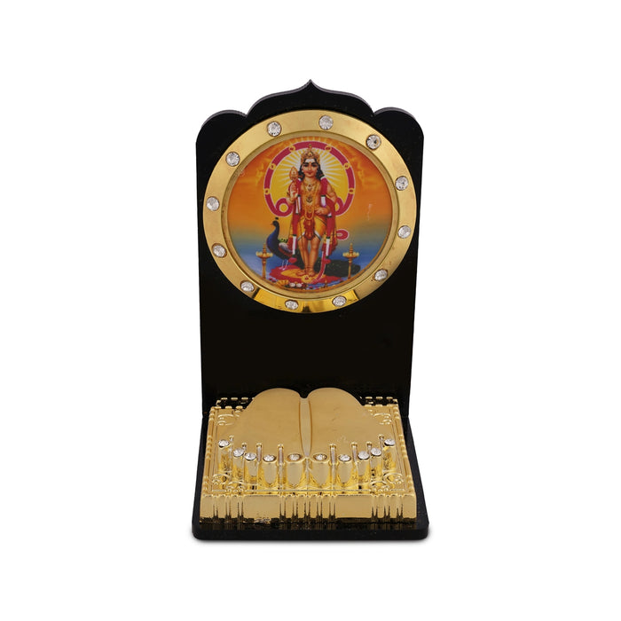Acrylic Photo Stand - 2.75 x 2 Inches | Murugan Stand With Padham For Table Decor