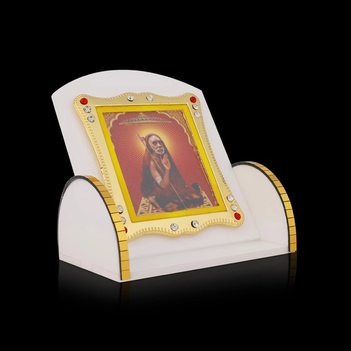 Acrylic Photo Frame - 3 x 2 Inches | Maha Periyava Design Frame Stand/ Acrylic Picture Stand for Table top