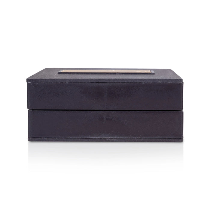 Puja Box with Paduka - 1.5 x 3.75 Inches | Lord Shivan Pooja Box/ Divine Footprint Box for Home