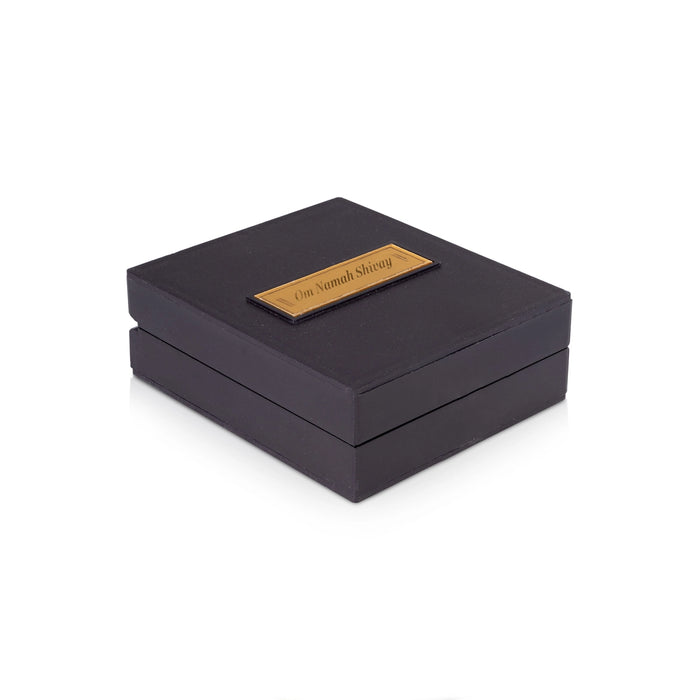 Puja Box with Paduka - 1.5 x 3.75 Inches | Lord Shivan Pooja Box/ Divine Footprint Box for Home