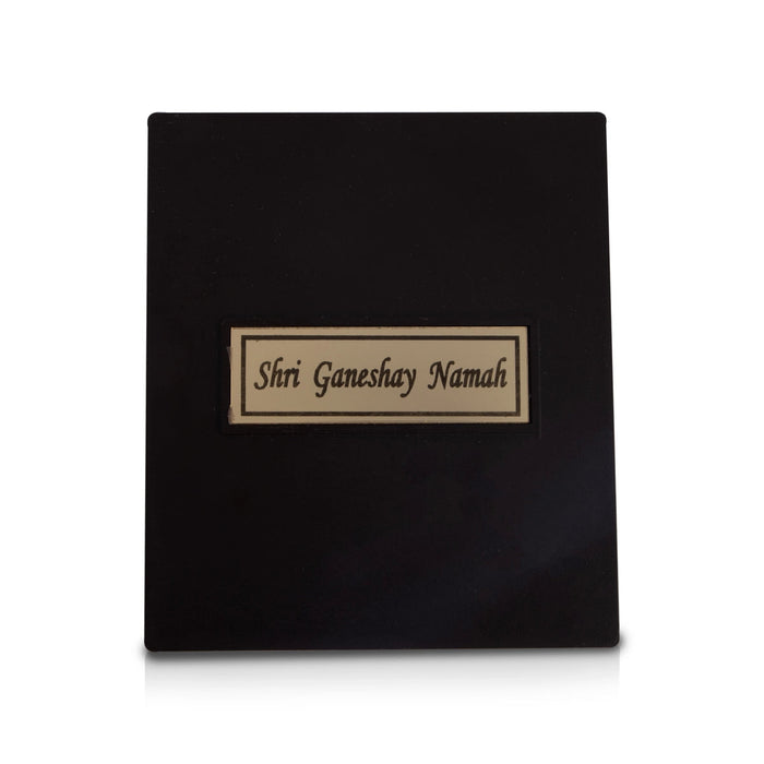 Ganesh Design Pooja Box - 1.5 X 4 X 4.5 Inches | Charan Paduka Box/ Puja Box For Pooja And Gifting