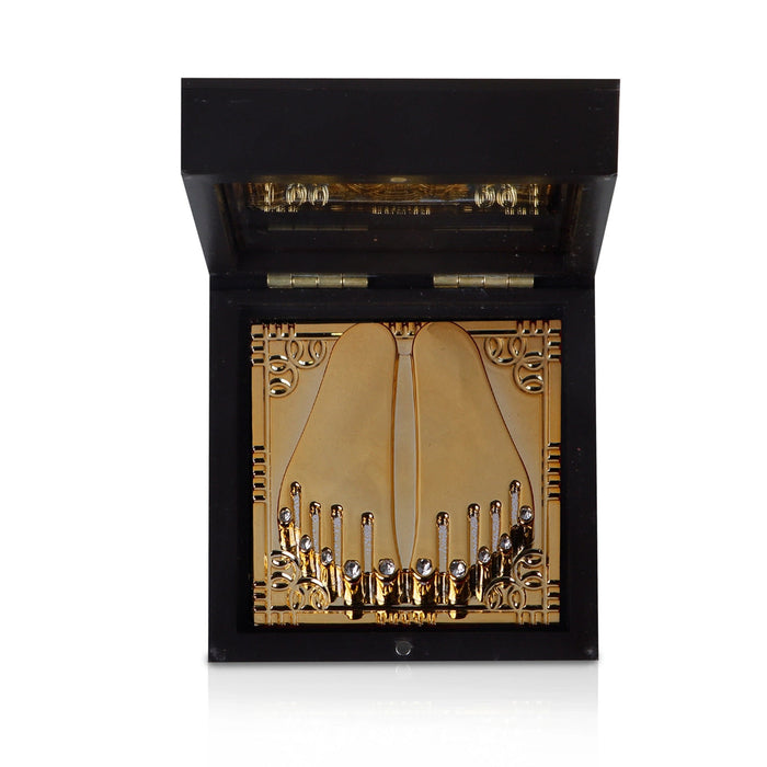 Balaji Murti Design Pooja Box - 4 X 3 X 3 Inches | Puja Box/ Charan Paduka Box For Pooja & Devotional Gifting