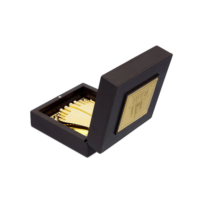 Ram Darbar Murti Design Pooja Box - 4 X 3 X 3 Inches | Puja Box/ Charan Paduka Box For Pooja And Gifting
