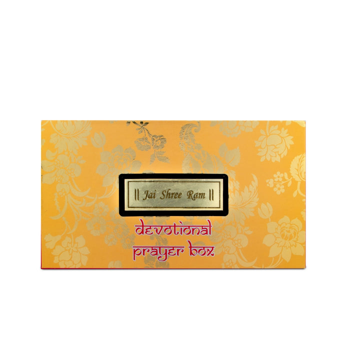 Ram Darbar Padham Box - 1.5 x 8.5 Inches | Charan Paduka box / Pooja Box for Home
