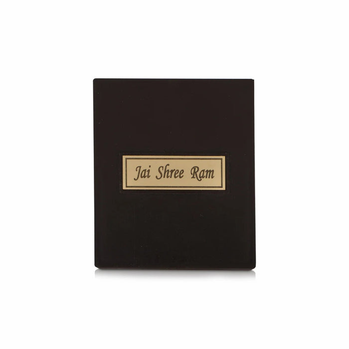 Ayodhya Rama Murti Design Pooja Box - 1.5 X 3.5 X 4.25 Inches | Puja Box/ Charan Paduka Box For Pooja & Gifting
