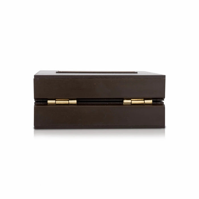 Ayodhya Rama Murti Design Pooja Box - 1.5 X 3.5 X 4.25 Inches | Puja Box/ Charan Paduka Box For Pooja & Gifting