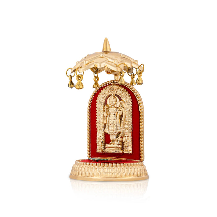 Car Stand - Ayodhi Ramar Padham With Umberlla - 4.5 Inch