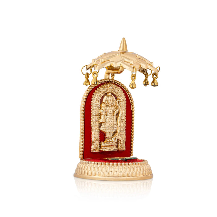 Car Stand - Ayodhi Ramar Padham With Umberlla - 4.5 Inch