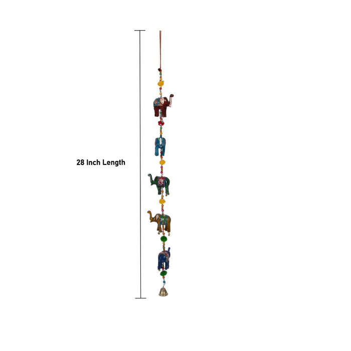 Hanging 5 Elephant 2.5 Inch - Side Thoranam Set H-03