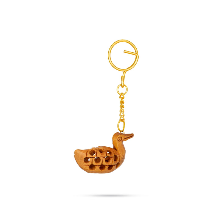 Wooden Key Chain - 4.5 x 2 Inches | Key Holder/ Key Ring for Car And Bike