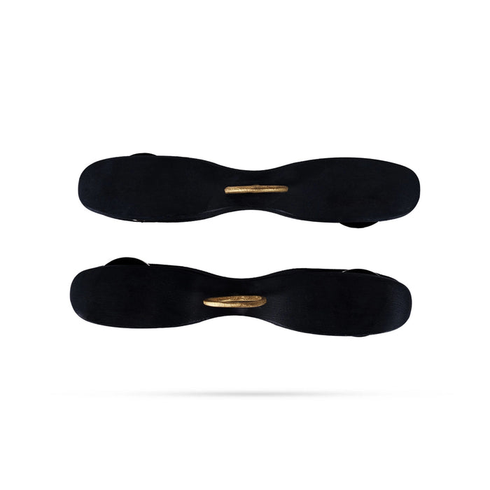 Wooden Chapala Kattai Pair - 6.5 x 1 Inches | Chipli Ringwala Kartal/ Hand Cymbals/ Musical Instrument for Bhajan