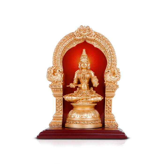 Sri Annapoorani Idol - 9.5 x 7 Inches | Resin Anna Purana Devi Statue for Pooja