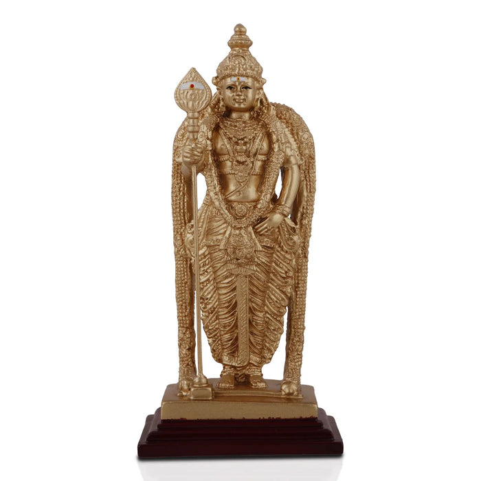 Murugan Idol - 6 x 3 Inches | Resin Murugan Statue for Home