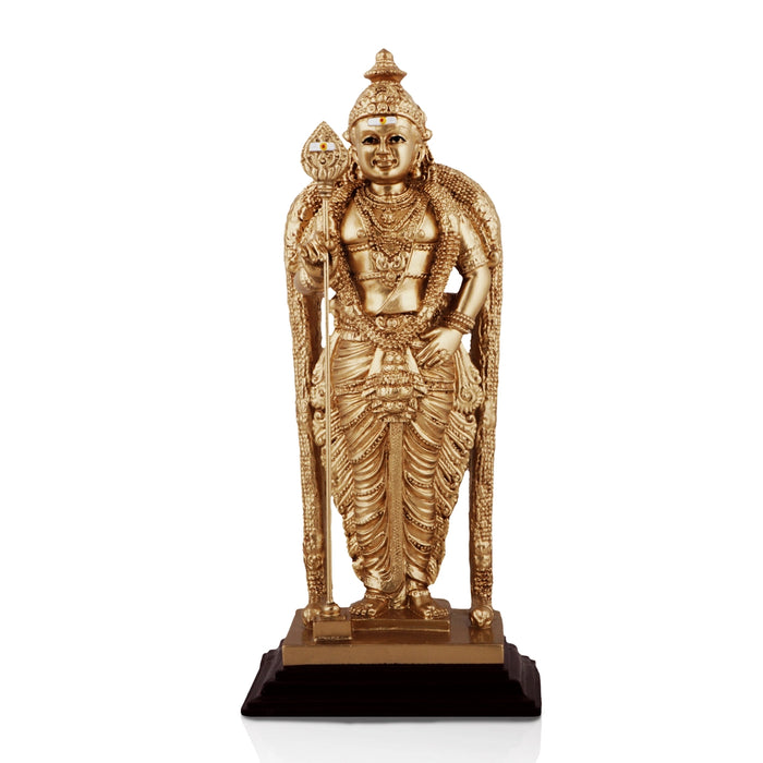 Murugan Statue - 10 x 4.5 Inches | Murugan Idol/ Polyresin Statue for Pooja