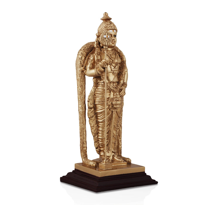 Murugan Statue - 10 x 4.5 Inches | Murugan Idol/ Polyresin Statue for Pooja