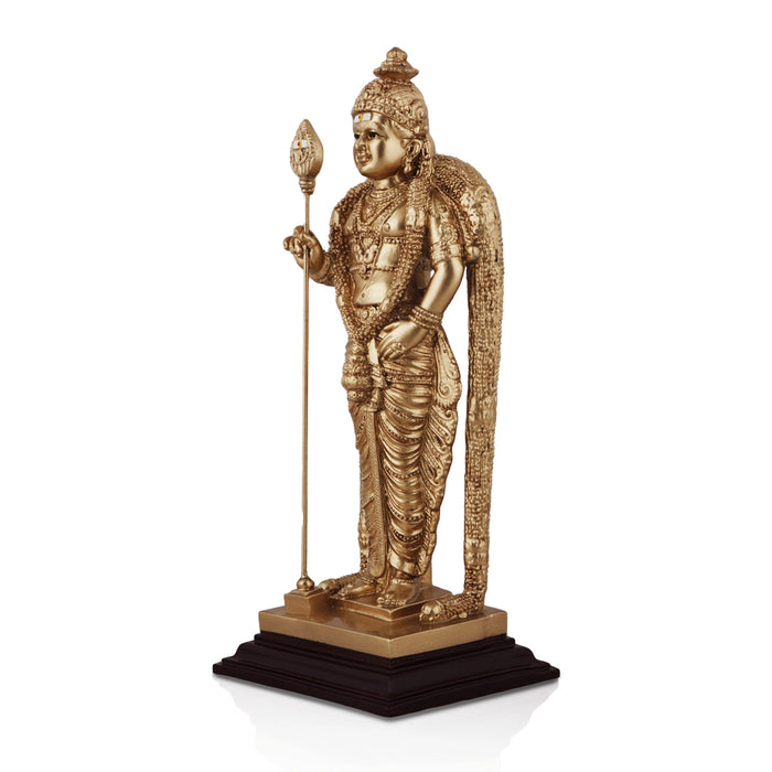 Murugan Statue - 10 x 4.5 Inches | Murugan Idol/ Polyresin Statue for Pooja