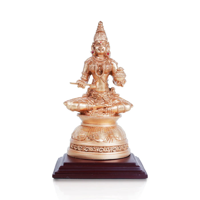 Annapurna Devi Murti - 7.5 x 4.5 Inches | Resin Statue/ Annapoorani Idol for Pooja