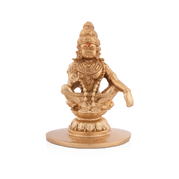 Ayyappan Statue - 2.5 x 1.75 Inches | Resin Statue/ Ayyappan Idol/ Ayyappa Vigraham for Pooja