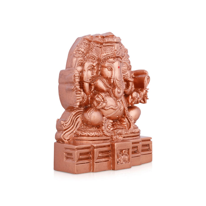 Panchamuga Ganesha Copper