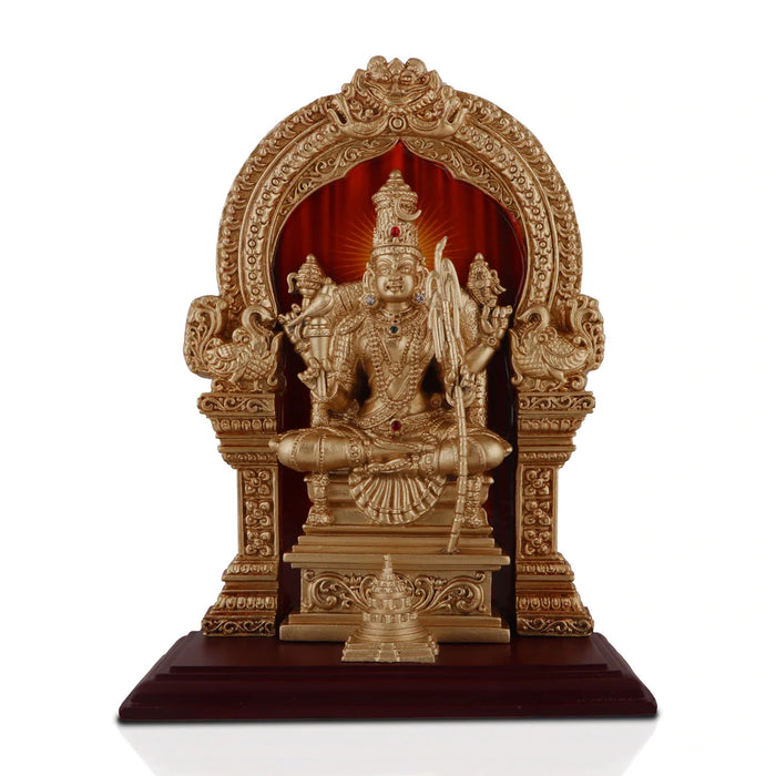 Kamakshi Idol - 9.5 x 7 Inches | Resin Kamakshi Statue for Pooja